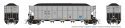 AutoFlood III Rapid Discharge Coal Hopper w/Load 6-Pack - Ready to Run -- Duke Power DKPX Set, HO, Rapido Trains Inc 169046