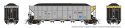 AutoFlood III Rapid Discharge Coal Hopper w/Load 6-Pack - Ready to Run -- Union Pacific Set 1, HO, Rapido Trains Inc 169061