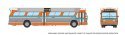 1959-1986 GM New Look/Fishbowl Bus - Deluxe Lighted - Assembled -- Miami-Dade 109 (silver, or, HO, Rapido Trains Inc 753143