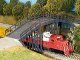 Rural Wooden Overpass (Plastic Kit), HO, Rix Products 200