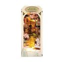 Falling Sakura DIY Book Nook Shelf Insert - Laser-Cut Wood Kit -- 3D Wooden Puzzle, All Scales, Robotime TGB05