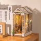 Holiday Garden House Book Nook Shelf Insert - Kit -- Lighted 3D Puzzle, All Scales, Robotime TGB06
