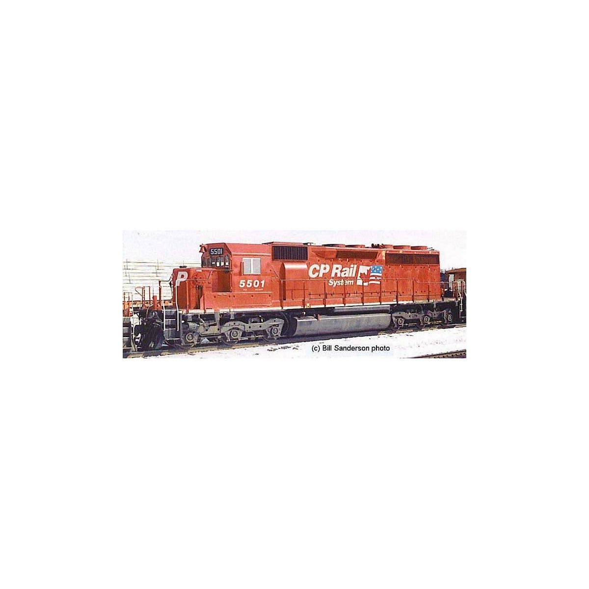 GMD SD40 - LokSound & DCC - Executive Line -- Canadian Pacific 5508 (red, Dual Flag Logo), HO, Bowser Manufacturing Co. 24920