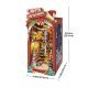 Rolife Christmas Street DIY Book Nook TGC06 -- 3-D Laser-Cut Wood Puzzle, All Scales, Robotime TGC06