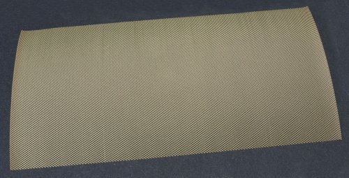 Micro-Mesh - 3 x 6 x .005′ 7.6 x 15.2 x .013cm -- Brass, All Scales, Scale Scenics 3501