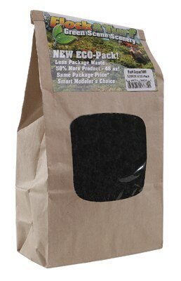 Super Turf Ground Cover ECO Pack Bag - 48oz 1.4L -- Forest Green, All Scales, Scenic Express 863E