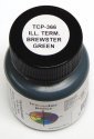 Railroad Color Acrylic Paints - 1oz 29.6mL -- Illinois Terminal Brewster Green, All Scales, Tru-Color Paint 366