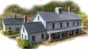 A.G. Winter`s General Store & Granary -- Laser-Cut Wood Kit - 7 x 4-1/4 x 1-1/2` 17.8 x 10, N, The N Scale Architect 10074