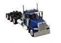 Peterbilt 589 3-Axle Day-Cab Semi Tractor - Assembled -- Metallic Blue, HO, HO Logistics Replicas 589062