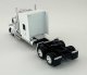 Peterbilt 589 Stand-Up Sleeper-Cab Semi Tractor - Assembled -- White, HO, HO Logistics Replicas 589075