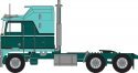 1970s Kenworth K100 Potomac Tractor w/Aerodyne Sleeper Cab - Assembled -- Green, N, Trainworx Inc 41064