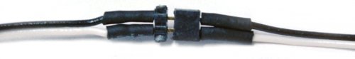 2-Pin Micro Connector -- .098 x .06 x .12` with 6` Wire Leads, All Scales, Train Control Systems 1473