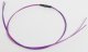 2-Pin Micro Connector -- With 6` 15.2cm Purple Wires .098 x .06 x .12`, All Scales, Train Control Systems 1522