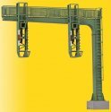 European 2-Track Cantileverd Signal Bridge -- No Signal Heads, Designed for Multiplex , HO, Viessmann Modellspielwaren 4755