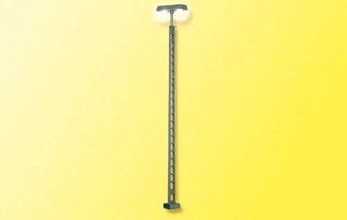 Lattice Mast Lamp -- 124mm w/LED′s w/Contact-Plug-Socket, HO, Viessmann Modellspielwaren 63631