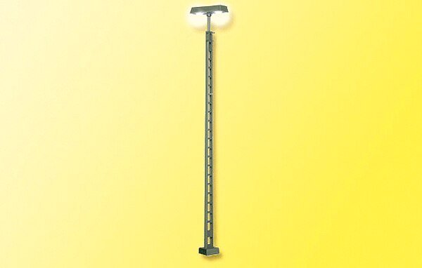 Lattice Mast Lamp -- 124mm w/LED′s w/Contact-Plug-Socket, HO, Viessmann Modellspielwaren 63631