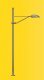 Halle, Germany, Bus Terminal Light -- Warm White LED, 2-1/2′ 6.5cm Tall, N, Viessmann Modellspielwaren 6437