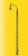 Yard Light on Lattice Mast -- Warm White LED, 11′ 28cm Tall, O, Viessmann Modellspielwaren 9385