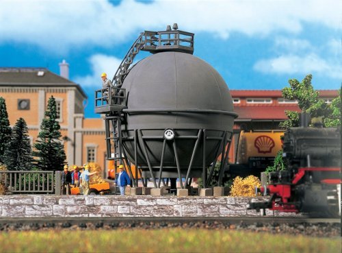 Spherical Gas Storage Tank -- 3-13/16 x 3-29/64 x 6′ 9.5 x 8.6 x 15cm, HO, Vollmer Gmbh 45529
