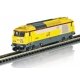 Class BB 67400 Diesel - Sound and DCC -- French State Railways SNCF (Infra, Era VI, yellow, gray, red), N, Trix 16707