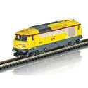 Class BB 67400 Diesel - Sound and DCC -- French State Railways SNCF (Infra, Era VI, yellow, gray, red), N, Trix 16707