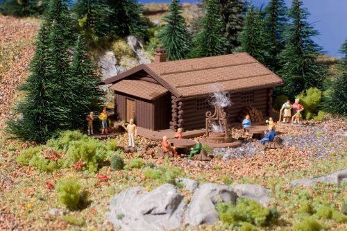 Log Cabin w/Barbecue Pit, N, Vollmer Gmbh 47727