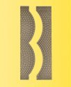 Cobblestone Street Section End Pieces -- 11/16 x 3-1/8′ 1.7 x 8cm, 2 of Each, HO, Vollmer Gmbh 48244