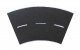 Weathered Asphalt Street 45 Degree Curve -- 11-13/16` 30 cm Radius, 14-15/16 x 14-15/16` 38 x 38c, HO, Vollmer Gmbh 48267