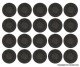 Manhole Covers - Stone Art -- pkg(20), HO, Vollmer Gmbh 48283