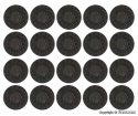 Manhole Covers - Stone Art -- pkg(20), HO, Vollmer Gmbh 48283