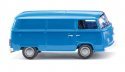 1972-1979 Volkswagen T2b Cargo Van - Assembled -- Blue, HO, Wiking 31801