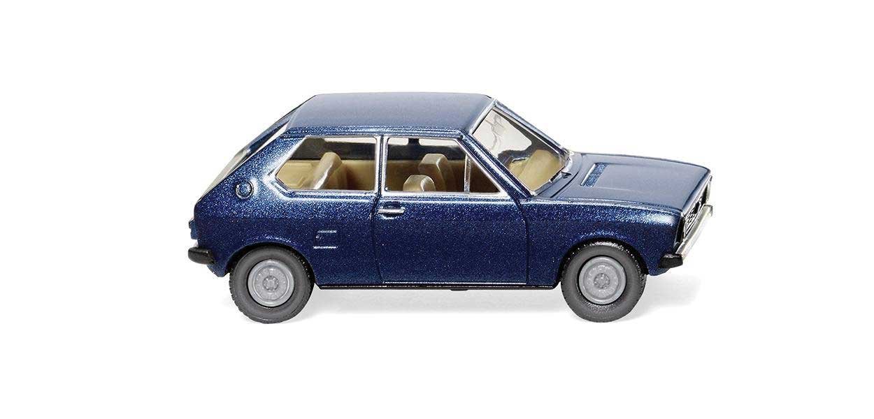 1975 Volkswagen Polo 1 - Assembled -- Metallic Bahama Blue, HO, Wiking 3645