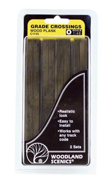 Wood Grade Crossing -- pkg(2), O, Woodland Scenics 1145