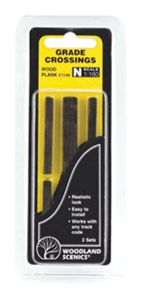 Wood Grade Crossing -- pkg(2), N, Woodland Scenics 1149