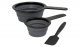 Plaster Mixing Set -- 1 Each: 32oz 946mL Bowl, 8oz 236mL Measuring Cup, Spatula, All Scales, Woodland Scenics 1187
