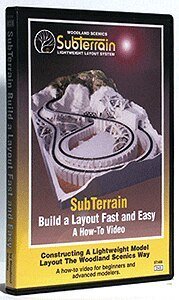 SubTerrain DVD -- Build a Layout Fast & Easy: A How-To Video, All Scales, Woodland Scenics 1400