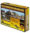 City & Industry Building Set -- Kit - 15 Buildings & Details, HO, Woodland Scenics 1486