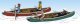 Scenic Accents(R) -- Canoers w/2 Canoes, HO, Woodland Scenics 1918