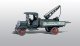 American Trucks - 1914 Diamond T (Cast Metal Kit) -- Service Truck with Winch (Dry Transfer Lette, HO, Woodland Scenics 217