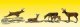Scenic Accents(R) Animal Figures -- White-Tail Deer pkg(6), N, Woodland Scenics 2185