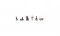 Children Sledding - Scenic Accents(R) -- 5 Children, Snowman, N, Woodland Scenics 2221