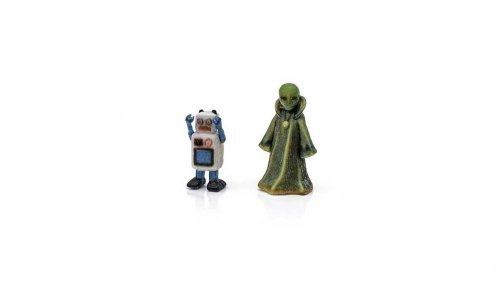 Find Me Figures Scenic Accents(R) -- Earth Visitors pkg(2), O, Woodland Scenics 2860
