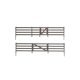 Rail Fence - Kit with Gates, Hinges & Planter Pins -- Total Scale Length: 192′ 58.5m, N, Woodland Scenics 2992