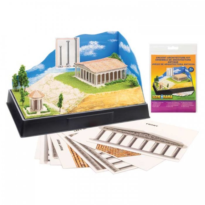 Ancient Architecture - Scene-A-Rama(TM) -- Kit, All Scales, Woodland Scenics 4137