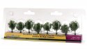 Deciduous Trees - Scene-A-Rama(TM) -- 3/4 to 1-1/4′ 1.9 to 3.2cm pkg(8), All Scales, Woodland Scenics 4148