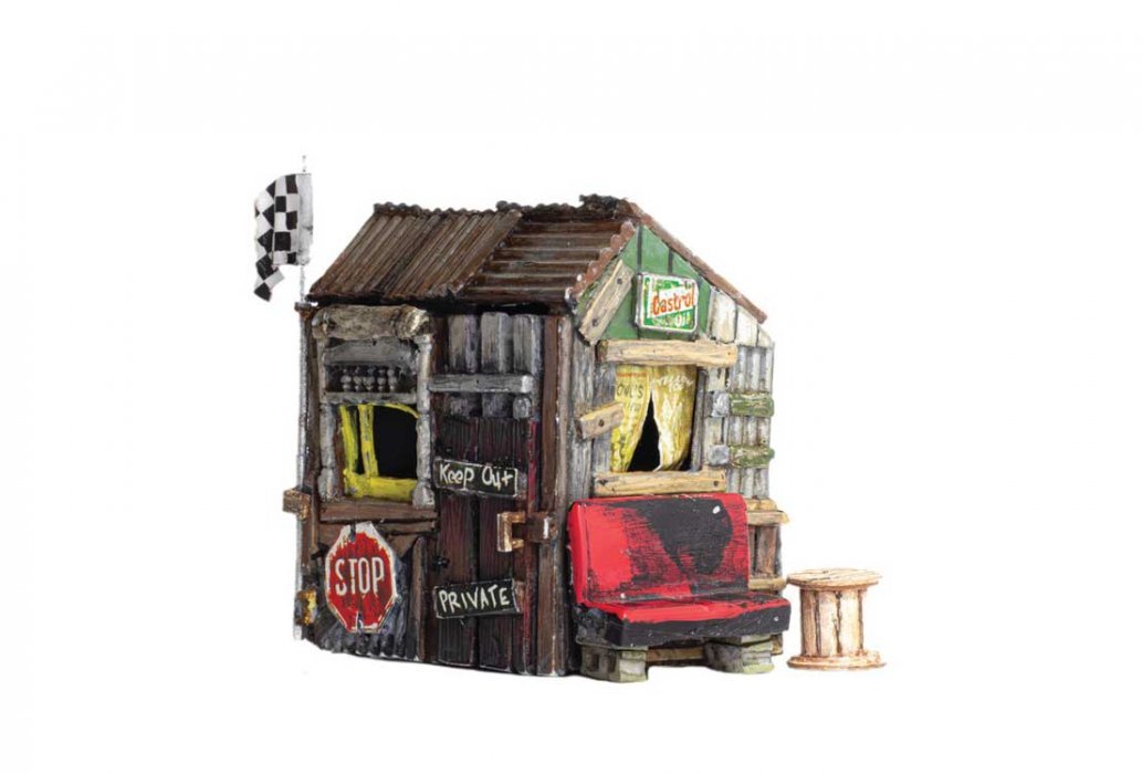 Kids Clubhouse - Built-&-Ready(R) Landmark Structure(R) -- Assembled - 29/32 x 23/32 x 21/32′ 1., N, Woodland Scenics 4962