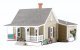 Granny`s House - Built-&-Ready Landmark Structures(R) -- Assembled - 3-3/4 x 5-7/16` 9.5 x 13.8, HO, Woodland Scenics 5027