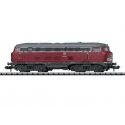 Class 216 `Lollo` Diesel - Sound and DCC-SX - Minitrix -- German Federal Railroad DB 216 006-7 (Era IV, red, gray), N, Trix 1616
