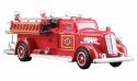 AutoScenes(R) - Assembled -- 1950s Fire Truck (red), HO, Woodland Scenics 5567