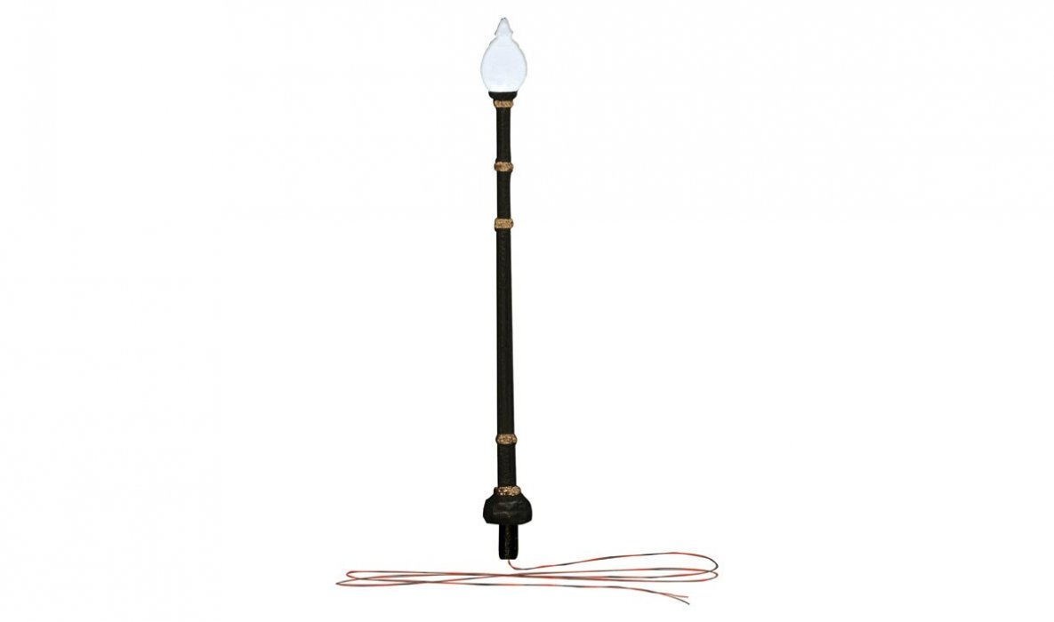 Lamp Post - Just Plug(TM) -- pkg(3), N, Woodland Scenics 5641